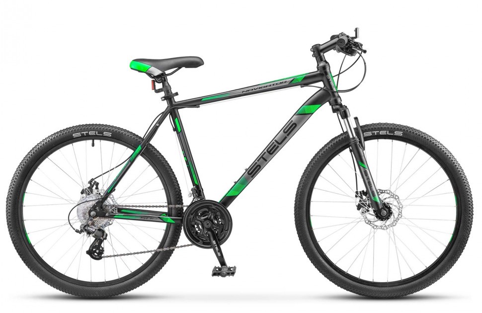 Велосипед Stels Navigator-500 MD 26" F010 черный/зеленый (2019) купить ...