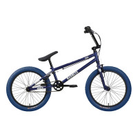 Велосипед Stark Madness BMX 1 темно-синий матовый/серебристый/темно-синий рама: 9" (2024)