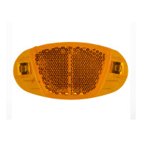 Светоотраж. катафоты VENTURA 5-466606 в спицы 60мм крепления из нерж. стали 4шт в комплекте оранж.