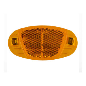 Светоотраж. катафоты VENTURA 5-466606 в спицы 60мм крепления из нерж. стали 4шт в комплекте оранж. 