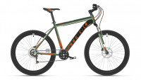 Велосипед Stark Indy 26.2 D зеленый/оранжевый (2021)