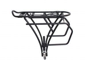 Багажник Ostand CD-15B 6-155 20-24&quot; 3-х стоечный, регулируемый, сварной, для детских велосипедов, алюминий, черный 