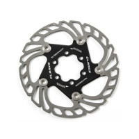 Торм. диск CLARKS 3-835 (ротор) для диск. тормоза плавающий на алюминиевом пауке CFR-AR18-160-BLK-AM 160мм+6болтов нерж. сталь, черный