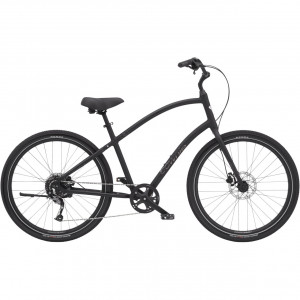 Велосипед Electra Townie Path 9D Step-Over 27.5&quot; Matte Black (2024) 