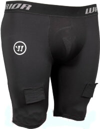 Шорты компрессионные Warrior Compression Short W/Cup, с раковиной, черные SR