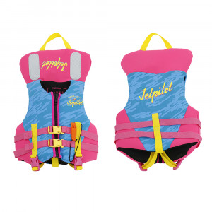 Спасательный жилет неопрен детский Jetpilot Cause Kids ISO 100N Neo Vest Girls Blue/Pink (19087) 