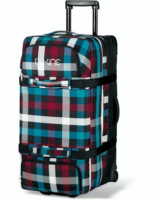 Дорожная сумка Dakine Womens Split Roller 65L Highland (красно-сине-белая клетка) 