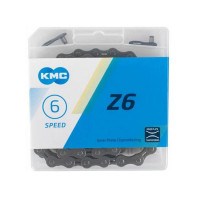 Цепь KMC 5-303711 Z6 с замком в пластик. коробке 114зв. 1/2" x 3/32" 6-7-8скор.
