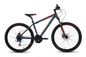 Велосипед Aspect Nickel 26 серо-красный рама 16&quot; (2022) 
