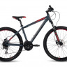 Велосипед Aspect Nickel 26 серо-красный рама 16" (2022) - Велосипед Aspect Nickel 26 серо-красный рама 16" (2022)