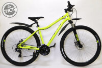 Велосипед Forward SPORTING 29 2.0 disc ярко-зеленый\черный (демо-образец, состояние идеальное)