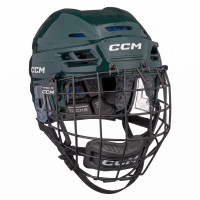Шлем с маской CCM Tacks 310 Combo SR dark green/navy