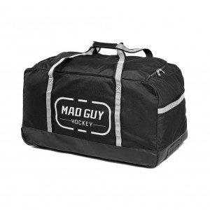 Сумка хоккейная на колесах Mad Guy Strike 2.0 JR 32&quot; черная/белая 