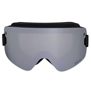 Маска White Owl FA-030 размер M/L серебристая с черным 