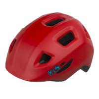 Шлем детский KLS ACEY красный XS (45-49см). Двухкомпонентное литьё, 10 вент. отверстий, светоотражающие стикеры