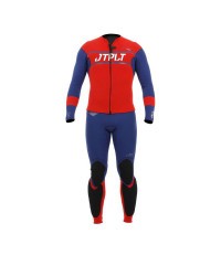 Гидрокостюм мужской длинный без рукавов + гидрокуртка на молнии Jetpilot Matrix Race John and Jacket Navy/Red (2019)
