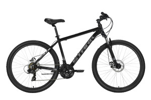 Велосипед Stark Indy 26.1 D Shimano черный/серый Рама: 16&quot; (2022) 