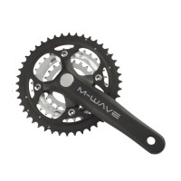 Система M-Wave 5-351235 пер. 8-9скор. алюм./сталь 22/32/44зуб с защ. шатуны с пласт. покр 175мм (10) черная