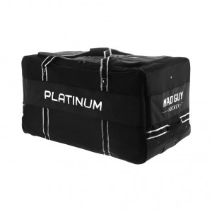 Сумка вратаря на колесах Mad Guy Platinum SR 43" черная/белая 