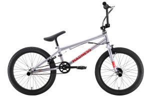 Велосипед Stark Madness BMX 2 серый/красный (2022) 
