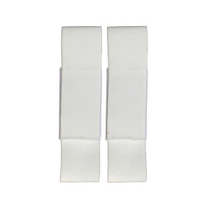 Резинки на липучках для фиксации наколенников TSP Shin Straps (SR) White 