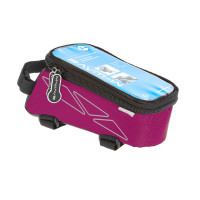 Сумочка/чехол+бокс M-WAVE 5-122558 на раму д/смартфона 170х80х80мм ROTTERDAM TOP L влагозащ. черно-розовая SALE