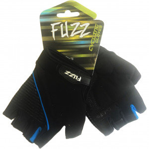 Велоперчатки Fuzz Gel Comfort black/blue 