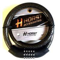 Замок Horst 09-100085 кодовый, черный