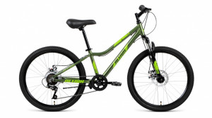 Велосипед Altair AL 24 D зеленый Рама: 12&quot; (2022) 