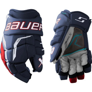 Перчатки Bauer Supreme F40 S26 SR navy/red/white (1067092) 
