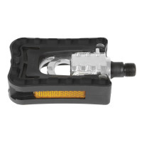 Педали Multibrand Steady F1 5-311765 складные, двусторонние, алюминий/пластик, черный