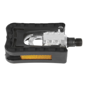 Педали Multibrand Steady F1 5-311765 складные, двусторонние, алюминий/пластик, черный 
