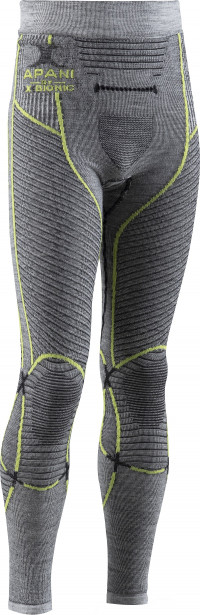 Кальсоны X-Bionic Apani 4.0 Merino Gray/Yellow Jr