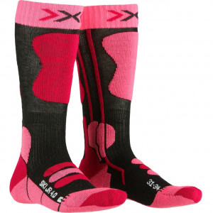 Носки X-Socks Ski JR 4.0 anthracite melange/fluo pink G307 (рр 24-26, демо-товар) 