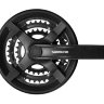 Система Shimano TY301, 175мм, Кв, 42/34/24, с защитой, черн, б/уп - Система Shimano TY301, 175мм, Кв, 42/34/24, с защитой, черн, б/уп