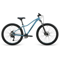 Велосипед Aspect Alma Elite 27.5" серый/голубой рама: S (16") (2025)