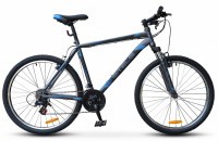 Велосипед Stels Navigator-500 V 26" V020 anthracite/blue (2019)