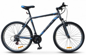 Велосипед Stels Navigator-500 V 26&quot; V020 anthracite/blue (2019) 