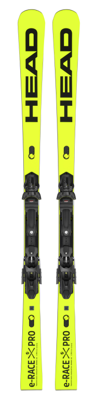 Горные лыжи Head WC Rebels e-Race Pro WCR 14 yellow-black + креп FREEFLEX 11 GW BRAKE 85 [D] (2023)
