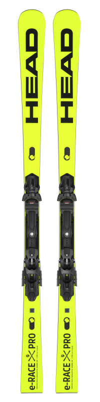 Горные лыжи Head WC Rebels e-Race Pro WCR 14 yellow-black + креп FREEFLEX 11 GW BRAKE 85 [D] (2023) 