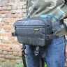 Сумка поясная Protect Tour 31x18x8 см серая с принтом - Сумка поясная Protect Tour 31x18x8 см серая с принтом