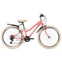 Велосипед Novatrack Jenny 24" коралловый рама: 12" (2026) Велосипед Novatrack Jenny 24" коралловый рама: 12" (2026)