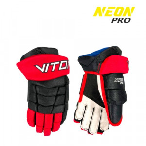 Перчатки Vitokin Neon PRO JR черные/красные S22 