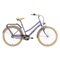 Велосипед Stark Comfort Lady 3-speed сиреневый матовый металлик/серый/бежевый рама: 16" (2024)