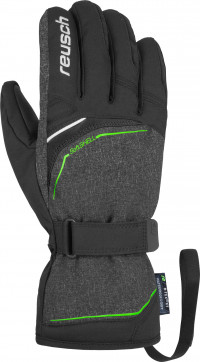 Перчатки горнолыжные Reusch Primus R-TEX XT Black/Black Melange/Neon Green