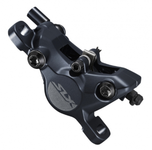 Калипер SHIMANO SLX M7100, гидравлика, post mount, полимерные колодки G03S, без кулера, без адаптера, IBRM7100MPRX 
