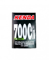 Камера Kenda 511491 28" 700x18 - 25C Шоссейная, f/v-60 мм
