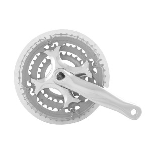 Система M-Wave 5-351242 пер. 7-8скор. алюм./сталь 28/38/48зуб с защ. шатуны с пласт. покр 170мм (10) серебр 