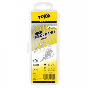 Парафин углеводородный TOKO High Performance WC warm (+10°С -4°С) 120 г. 