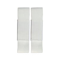 Резинки на липучках для фиксации наколенников TSP, Shin Straps (JR) White